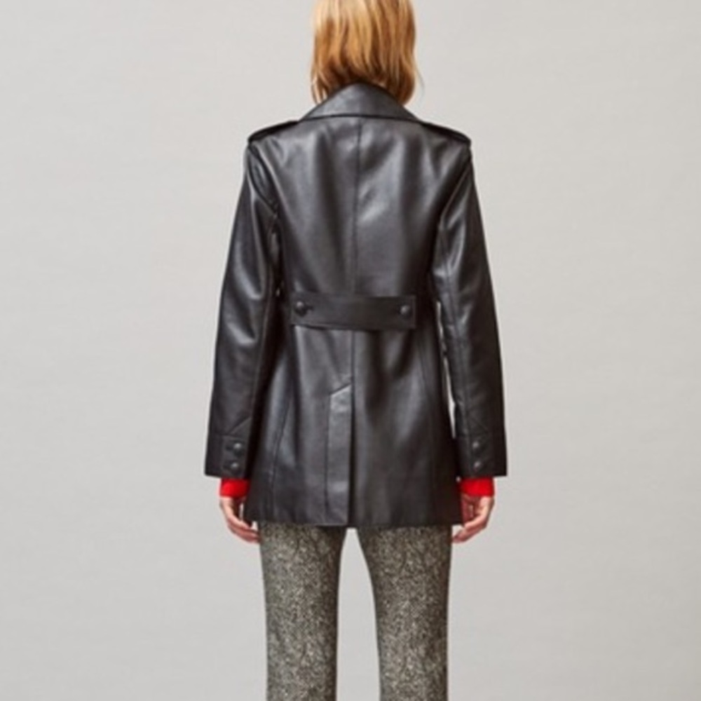 Tory Burch Leather Sgt Pepper Jacket - Picture 2 of 6
